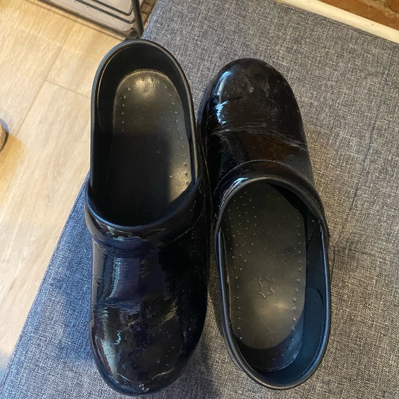 Dansko Patent Leather Clogs - Picture 6 of 7